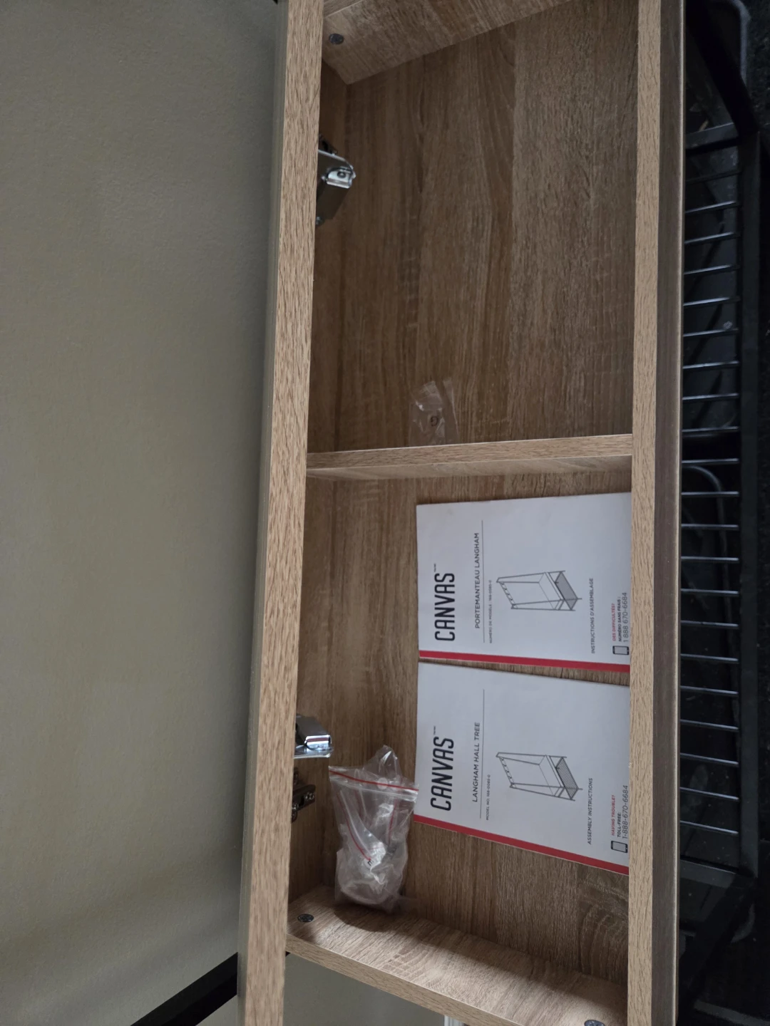 Hallway Coat Rack with Bench and Shoe Shelf - photo 3