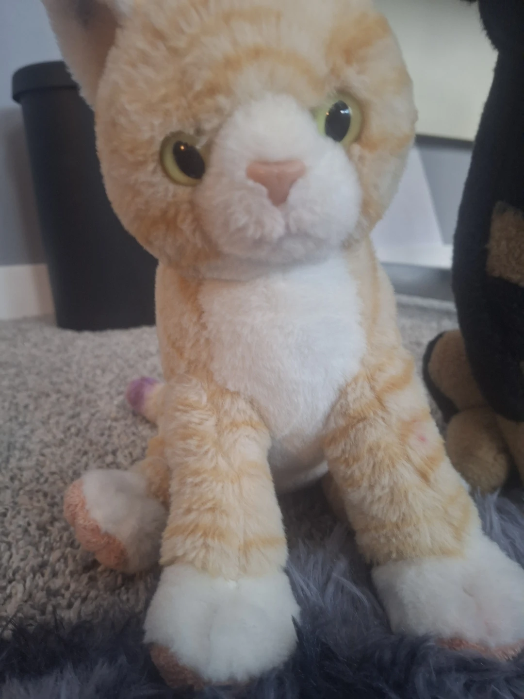 Orange Tabby Cat Plush Toy
