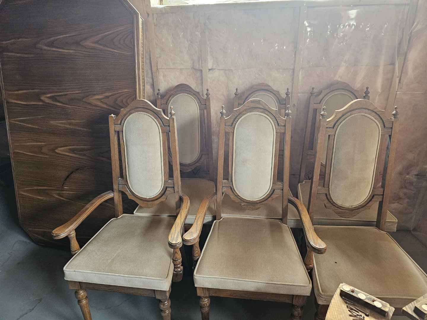 Wooden Dining Table and Chairs Set