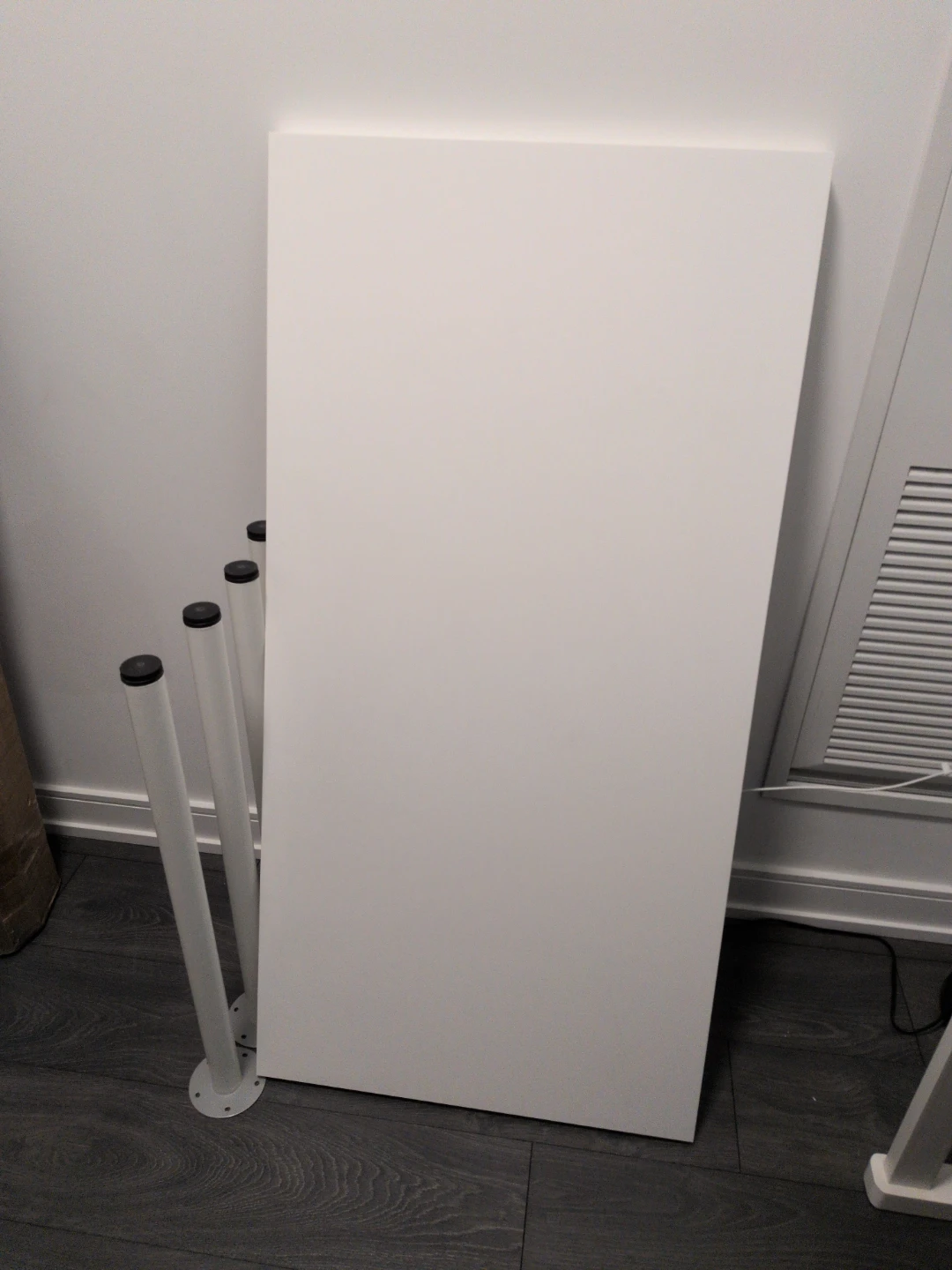 IKEA LAGKAPTEN / ADILS Desk - White