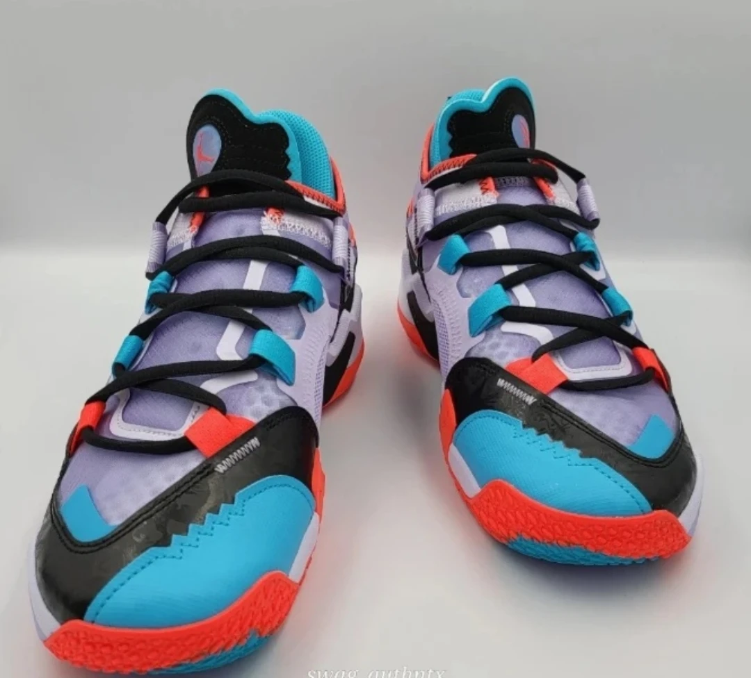 new with original box Jordan "Why Not?" s 13 Orange Teal Black - photo 4