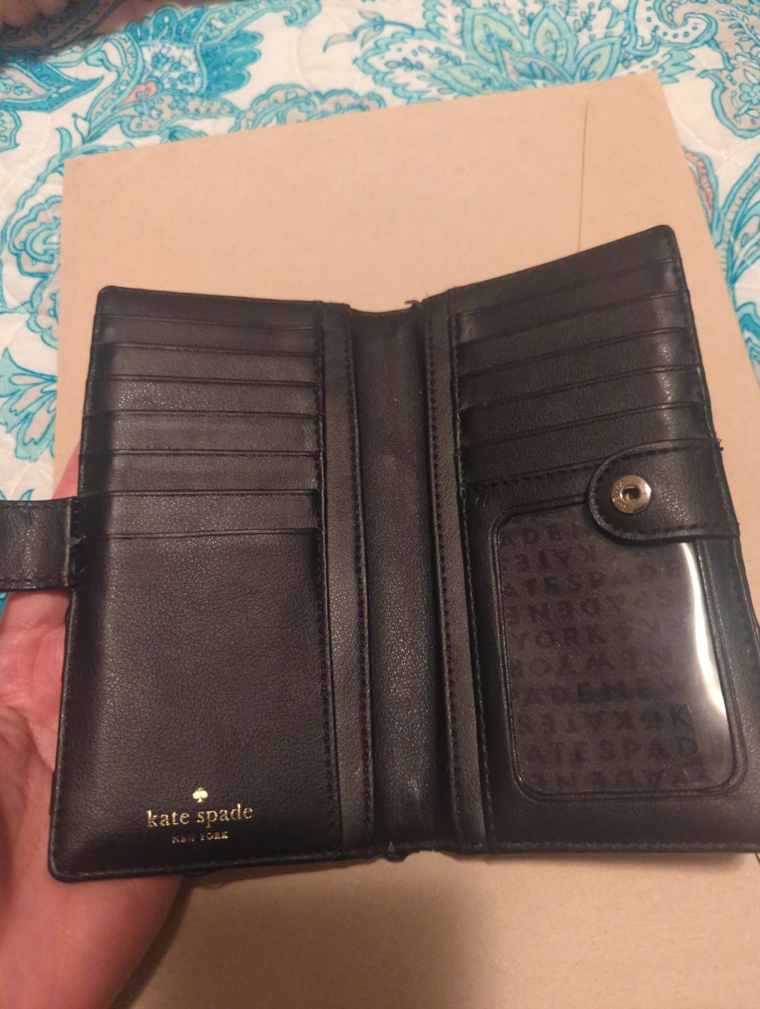 Kate Spade Wallet - Black and White Checkered - photo 2