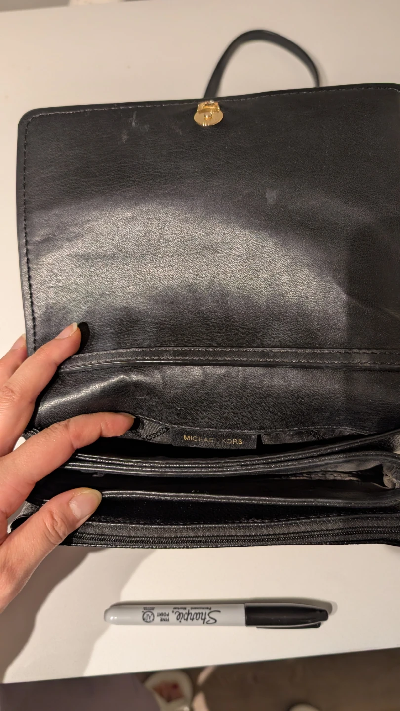 Michael Kors Black Leather Crossbody Bag - photo 2