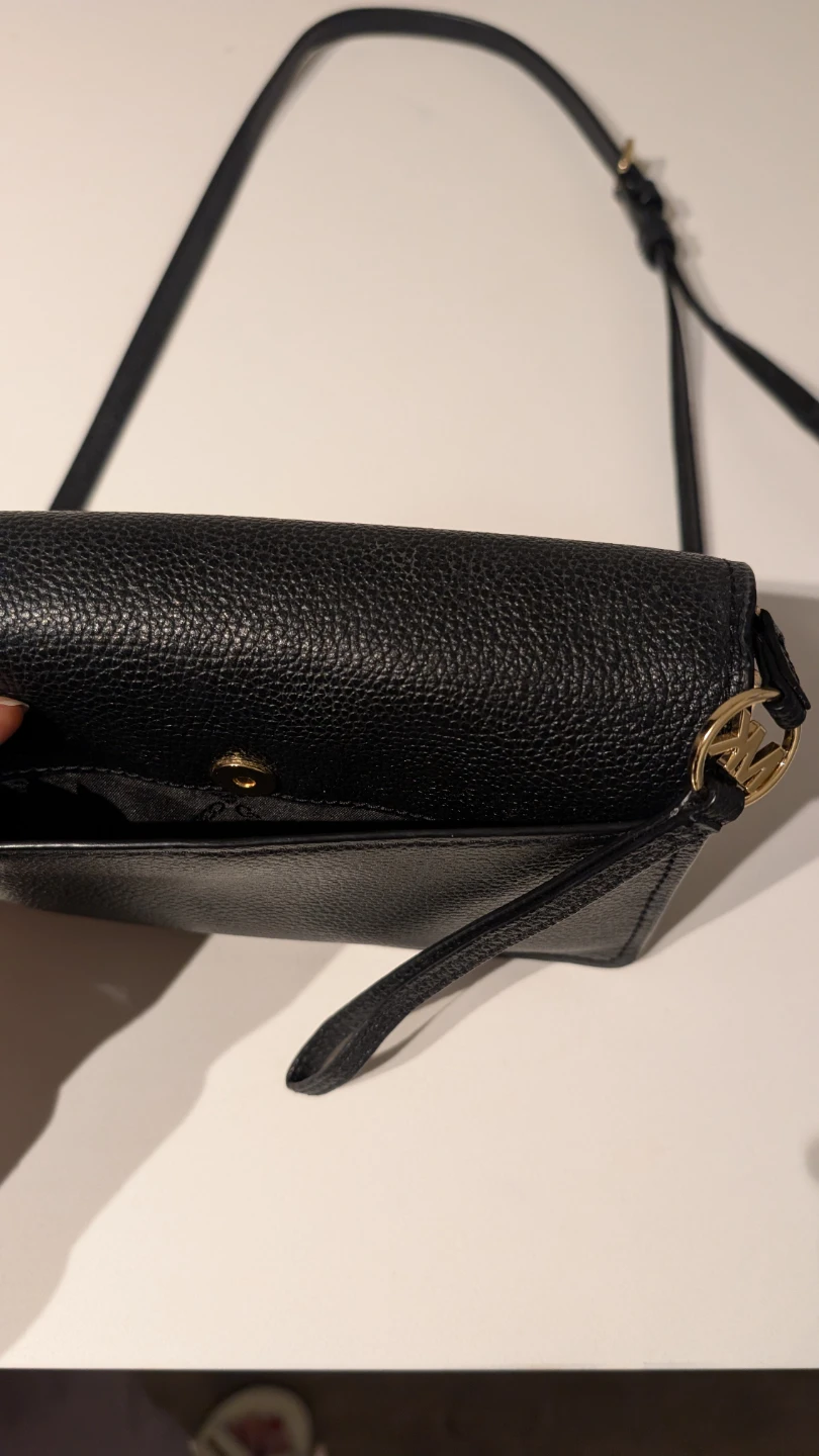 Michael Kors Black Leather Crossbody Bag - photo 3