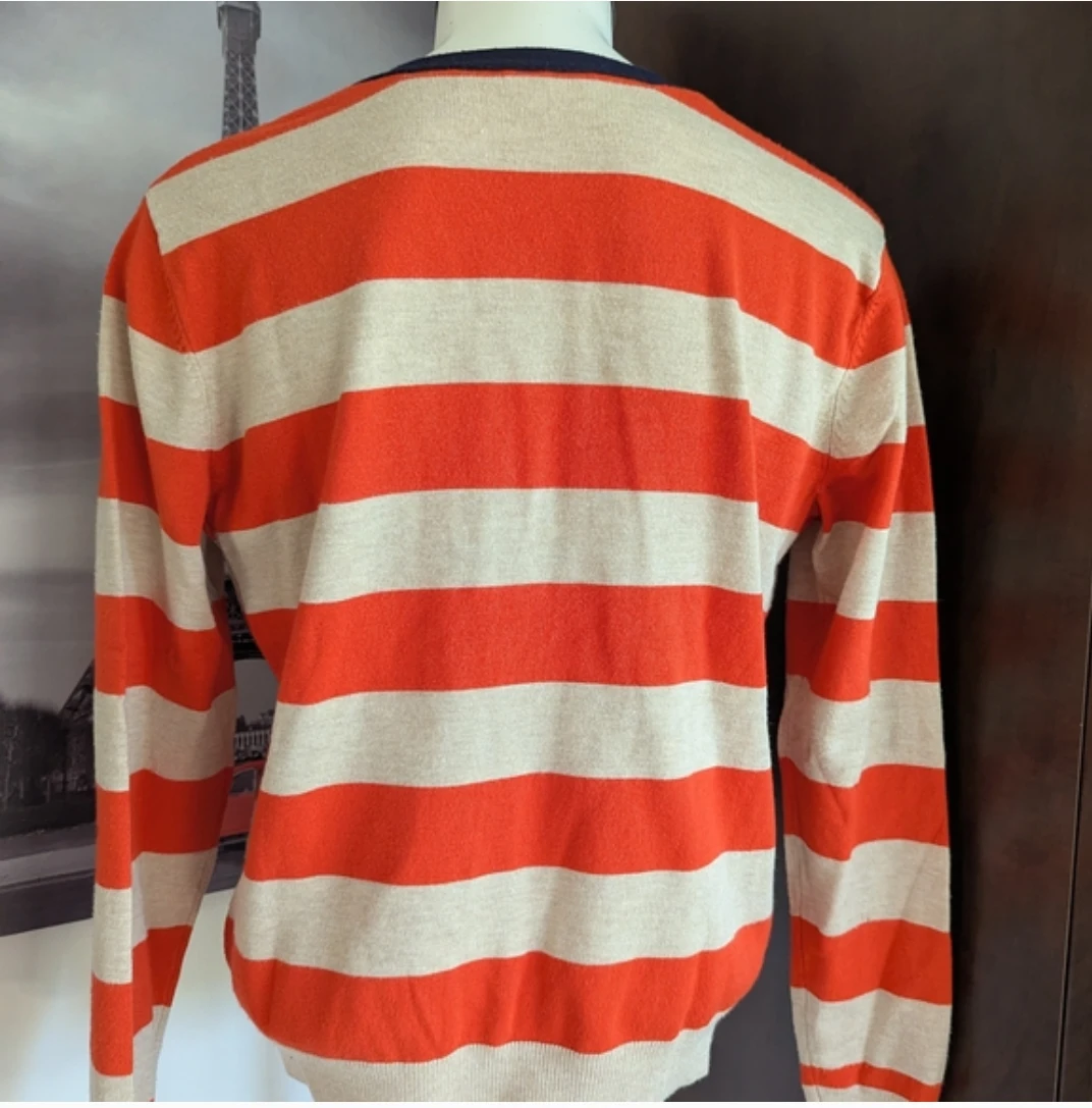 Cleo Women's Striped Cardigan - Size Medium - photo 4
