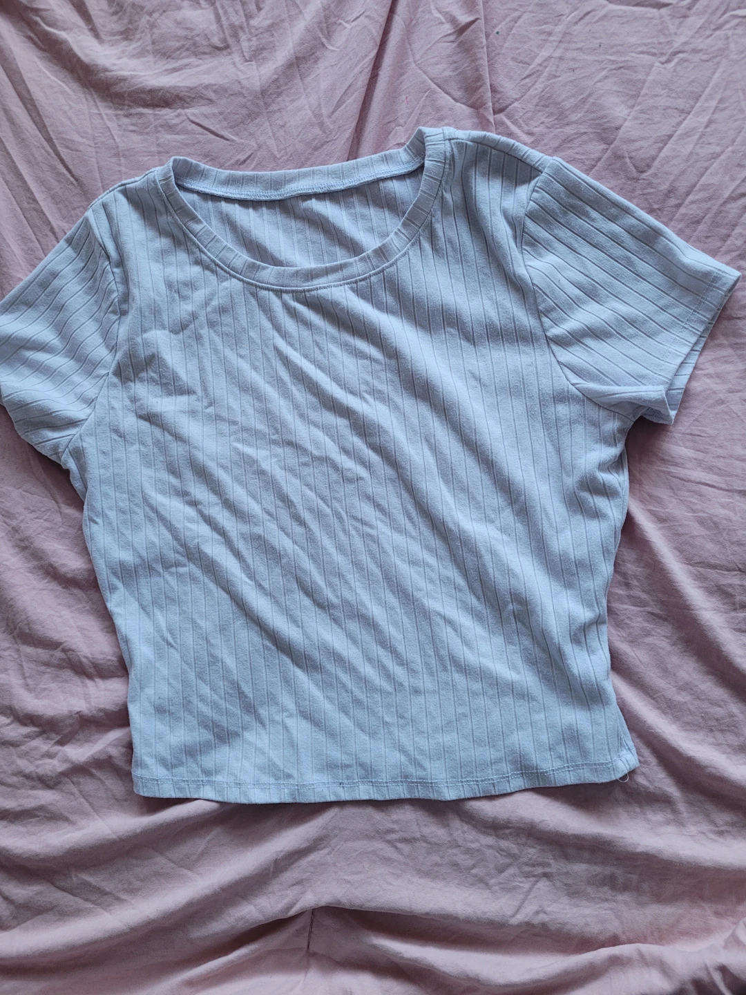 White crop top