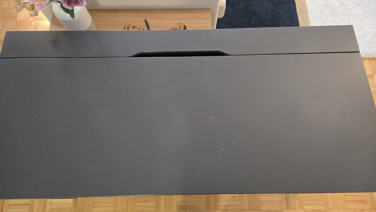 FREE Desk - Ikea Alex desk, dark grey, great condition - photo 2
