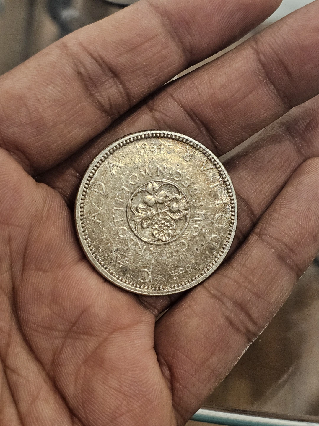 1964 Canadian Silver Dollar Coin