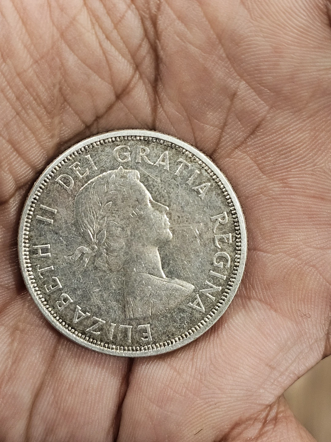 1964 Canadian Silver Dollar Coin - photo 2