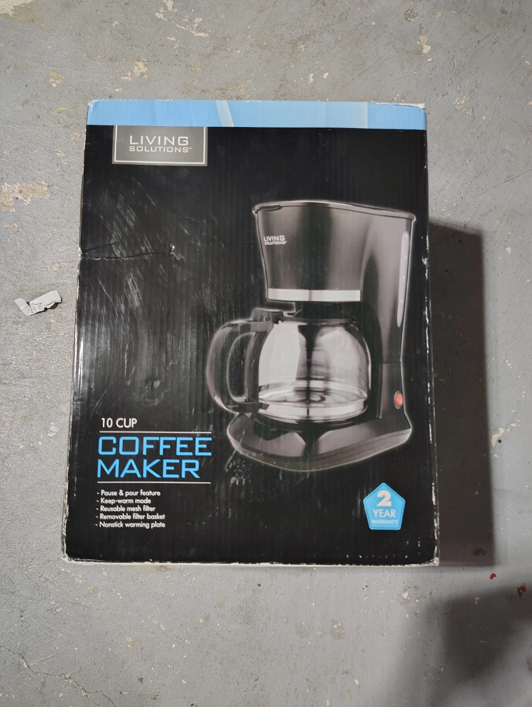 Living Solutions 10 Cup Coffee Maker
