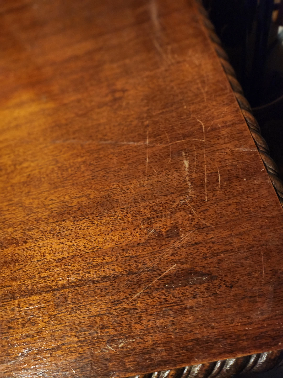 Vintage Wooden Desk with Drawers - photo 2
