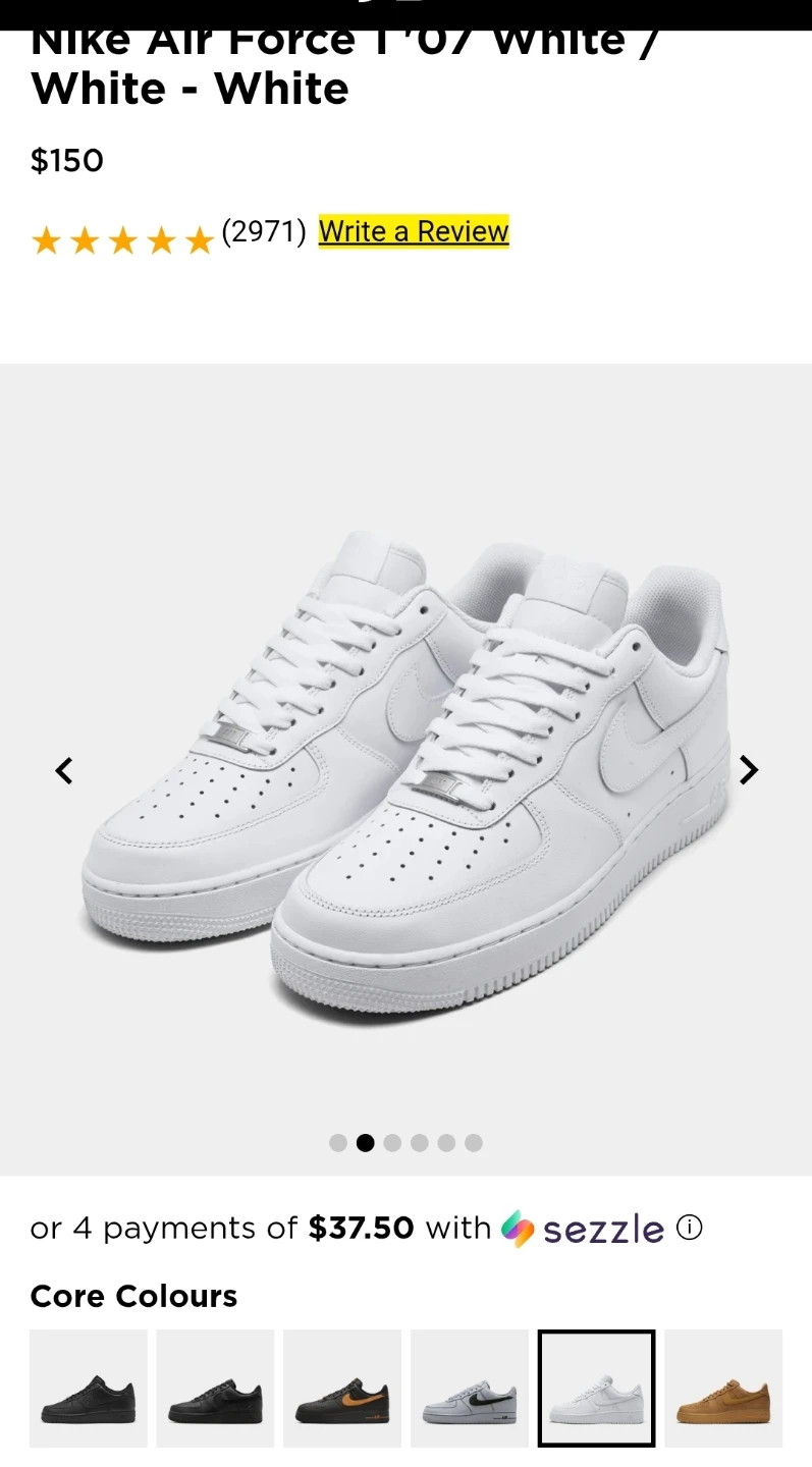 Nike Air Force 1 '07 White Sneakers PICKUP ONLY NO SHIPPING
