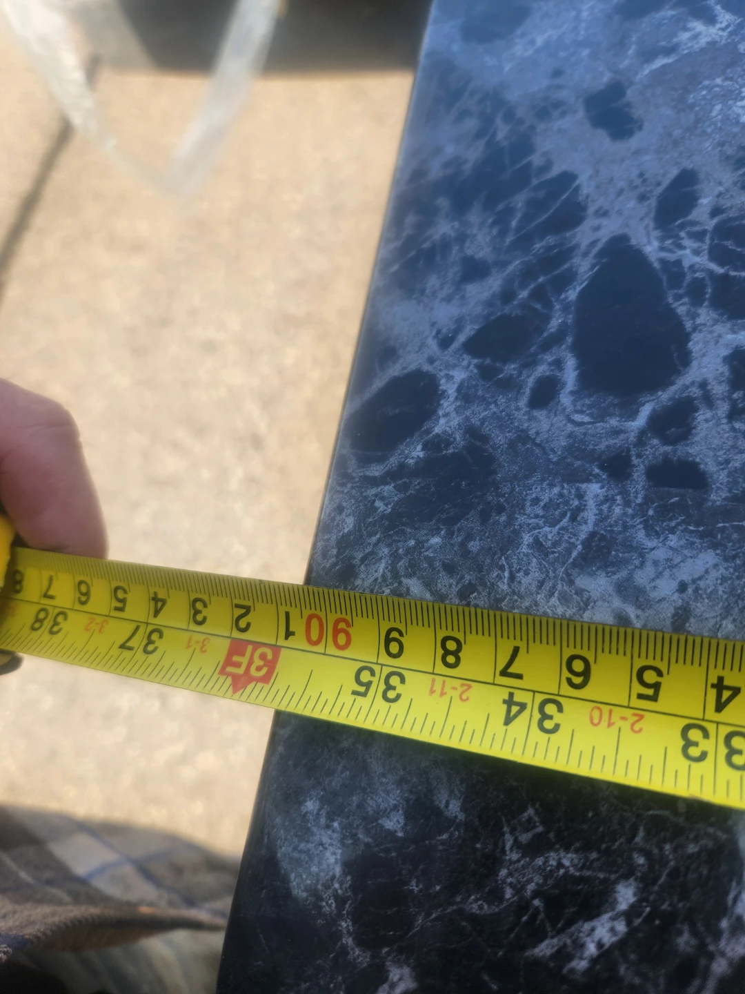 Marble Effect Table Top - photo 3