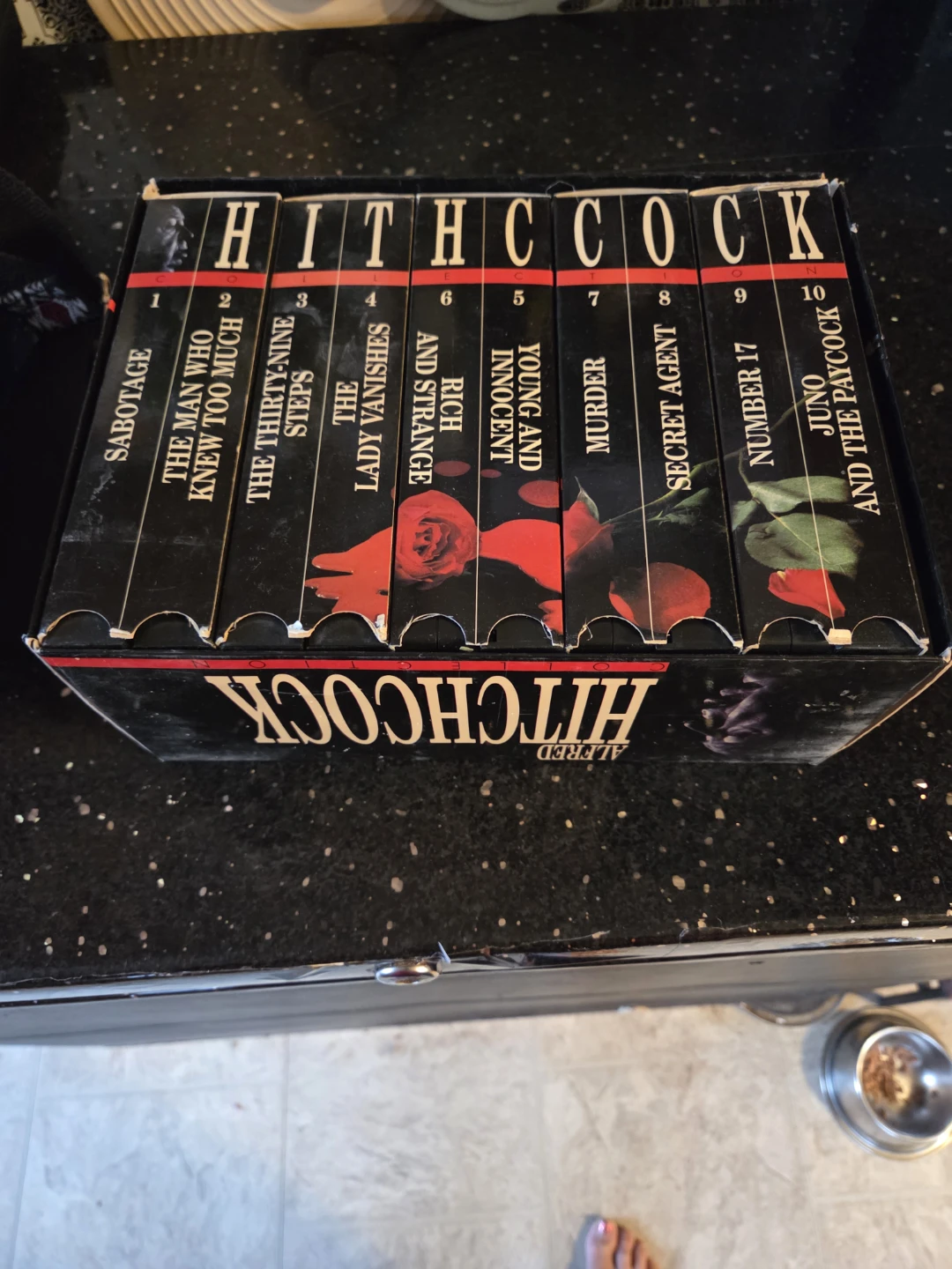 Alfred Hitchcock Collection VHS Tapes