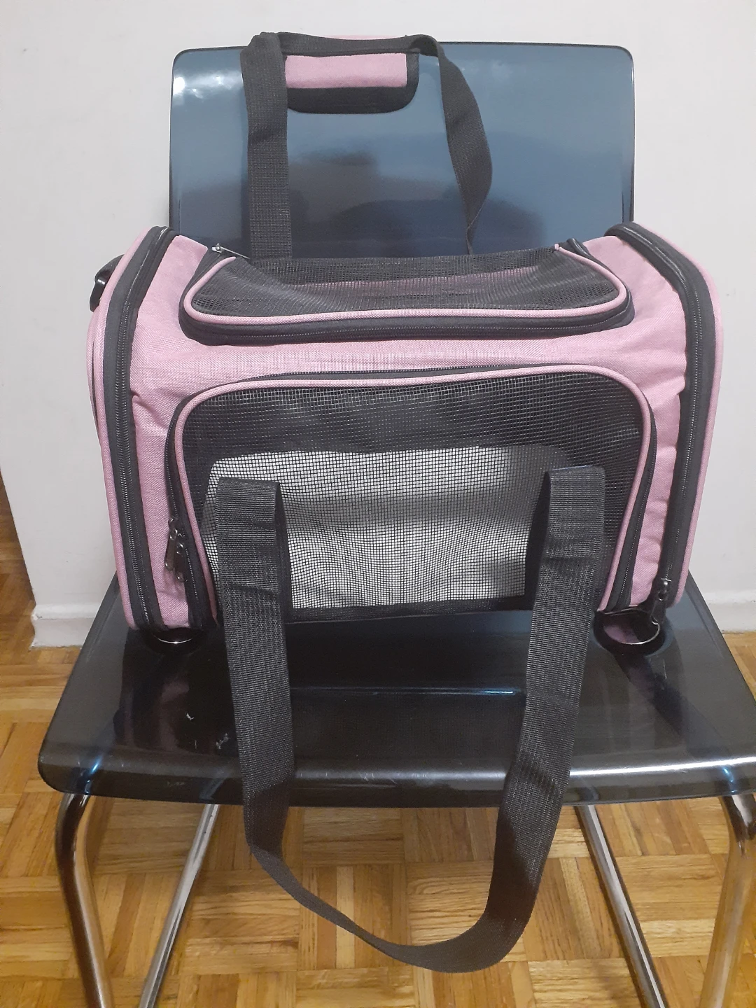 Pink Pet Carrier Bag