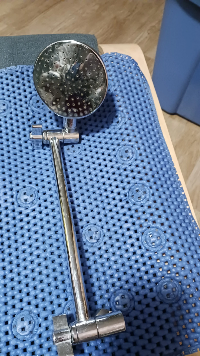 Chrome Shower Head and Arm