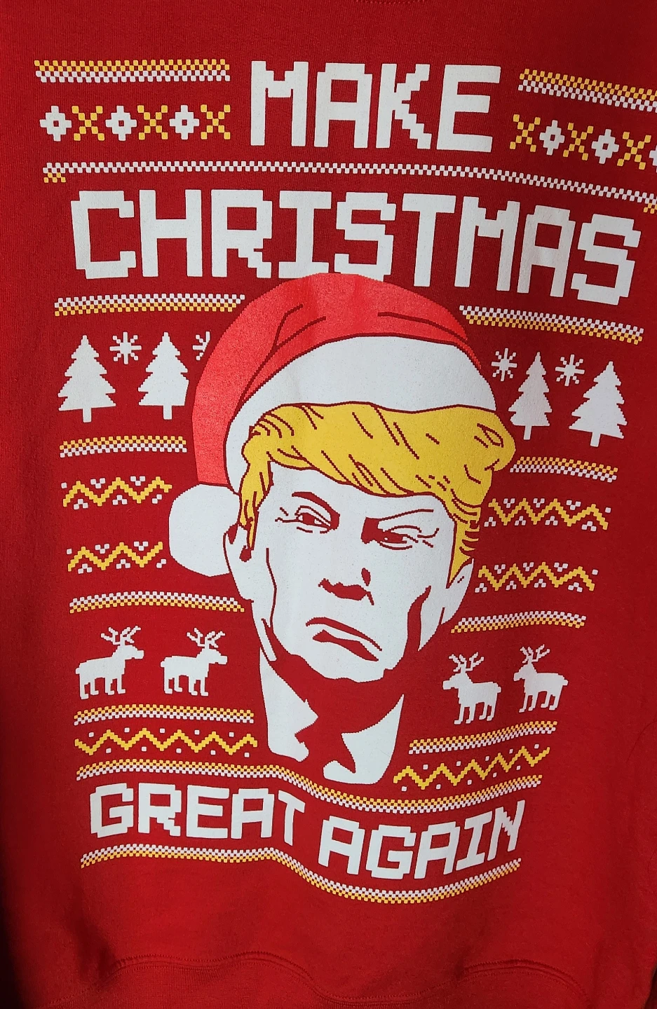 Trump Christmas Sweater - photo 2