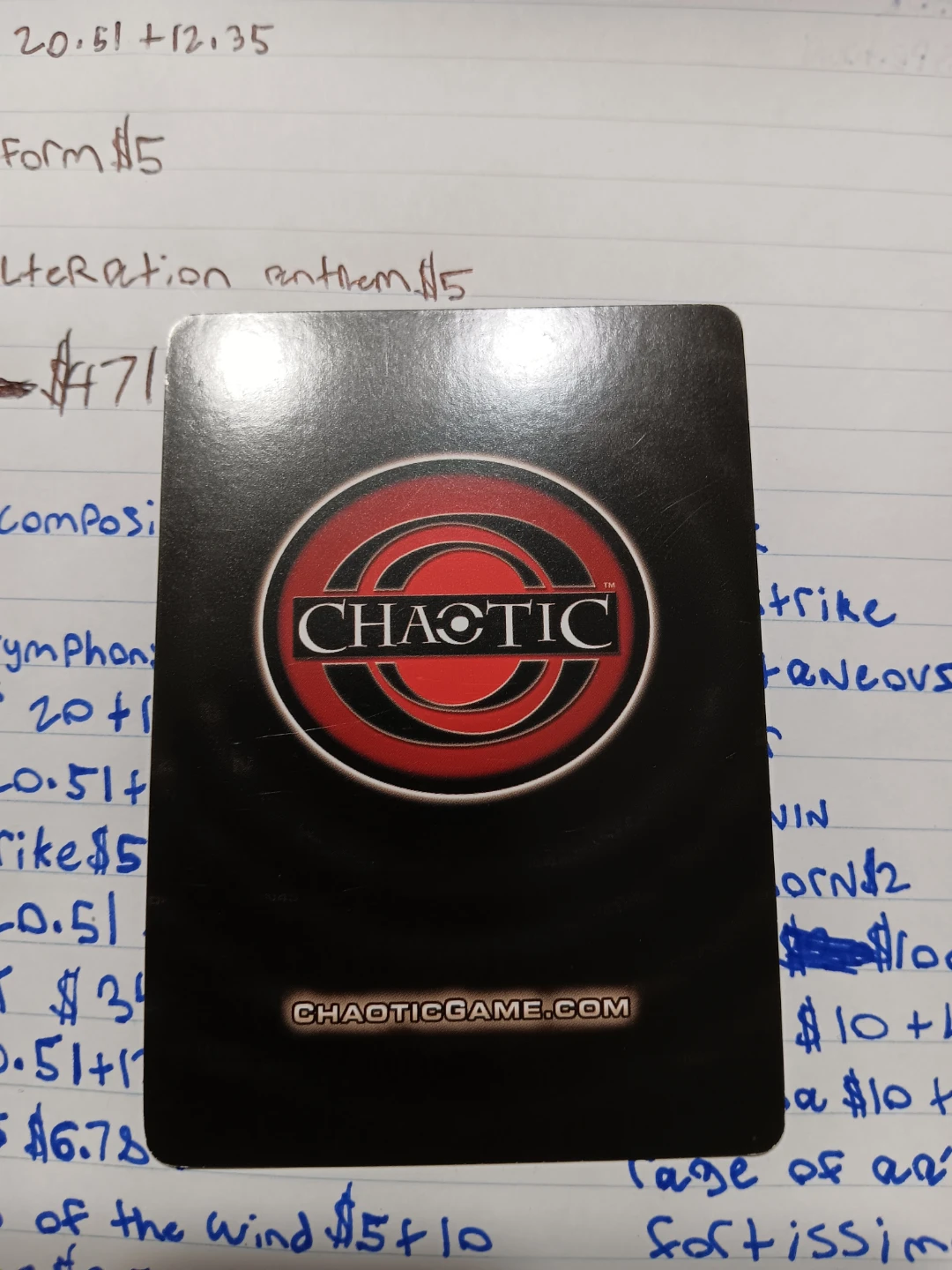 Chaotic Trading Card - Raznus - photo 2