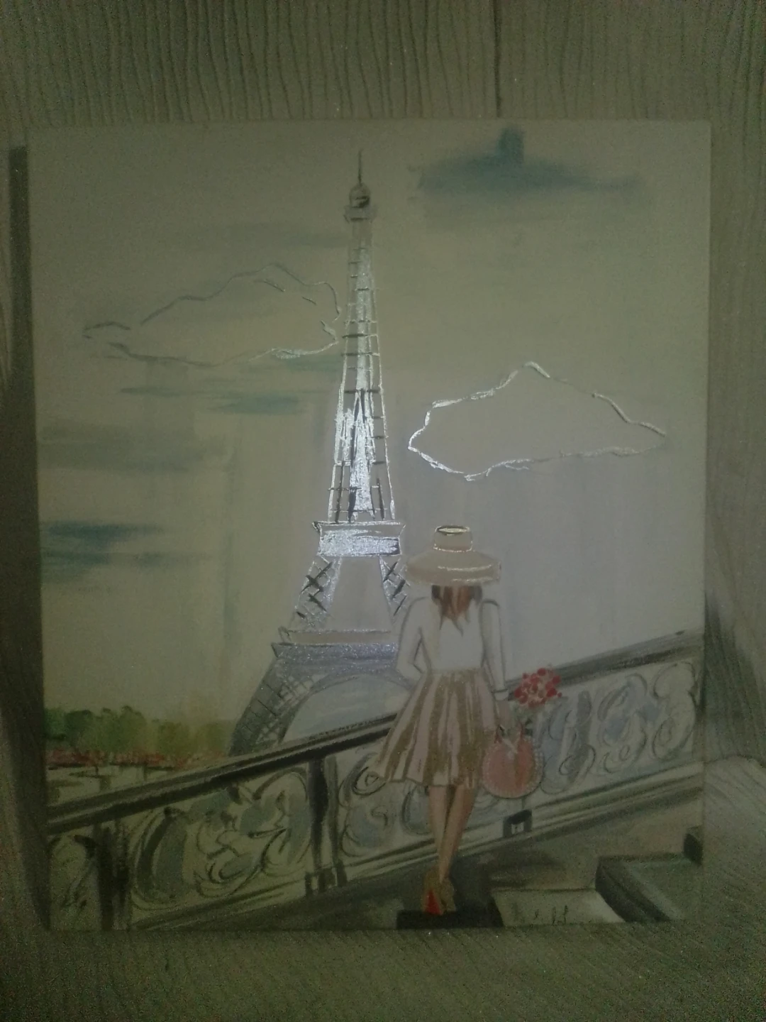 Paris Eiffel Tower Canvas Wall Art