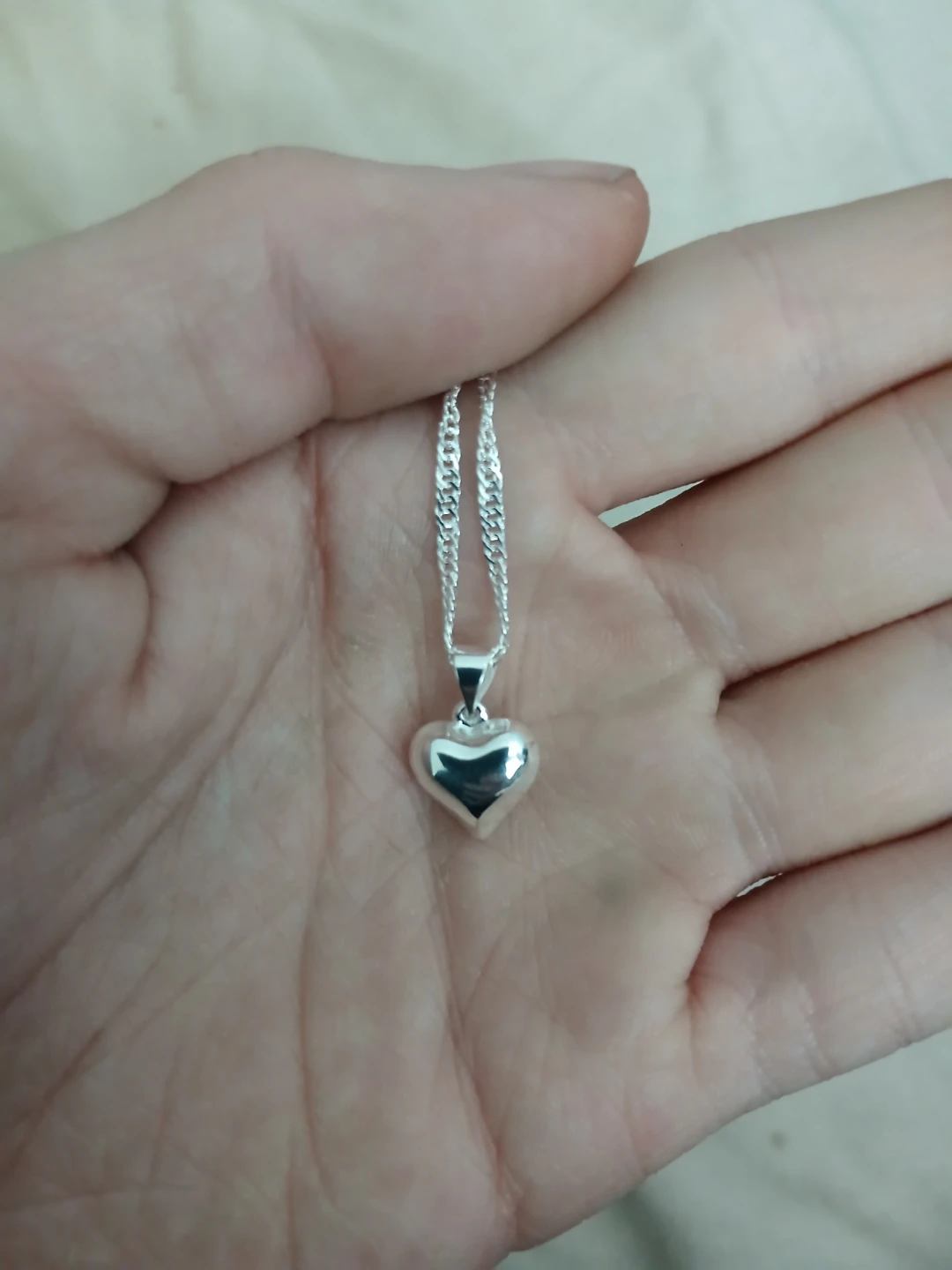 925 Silver Heart Pendant Necklace