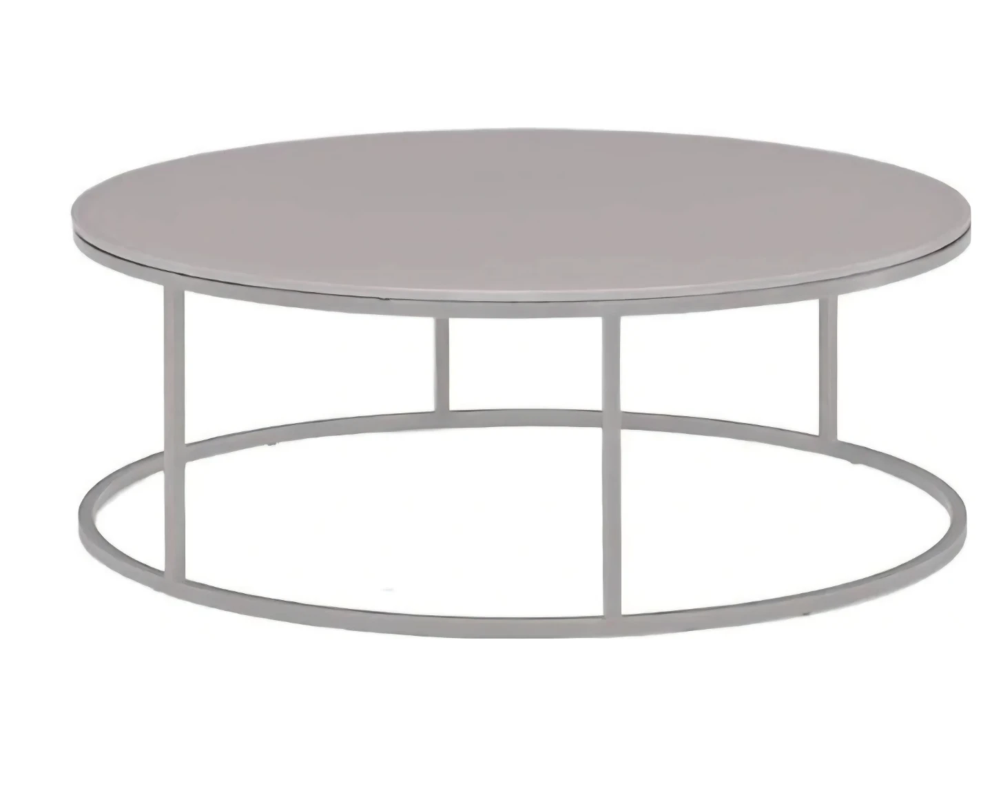 Natuzzi Italia Round Coffee Table with Metal Frame - photo 4