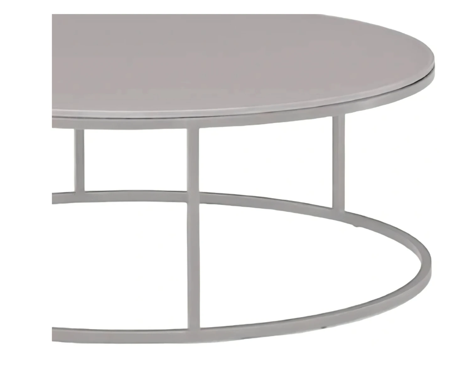 Natuzzi Italia Round Coffee Table with Metal Frame - photo 5