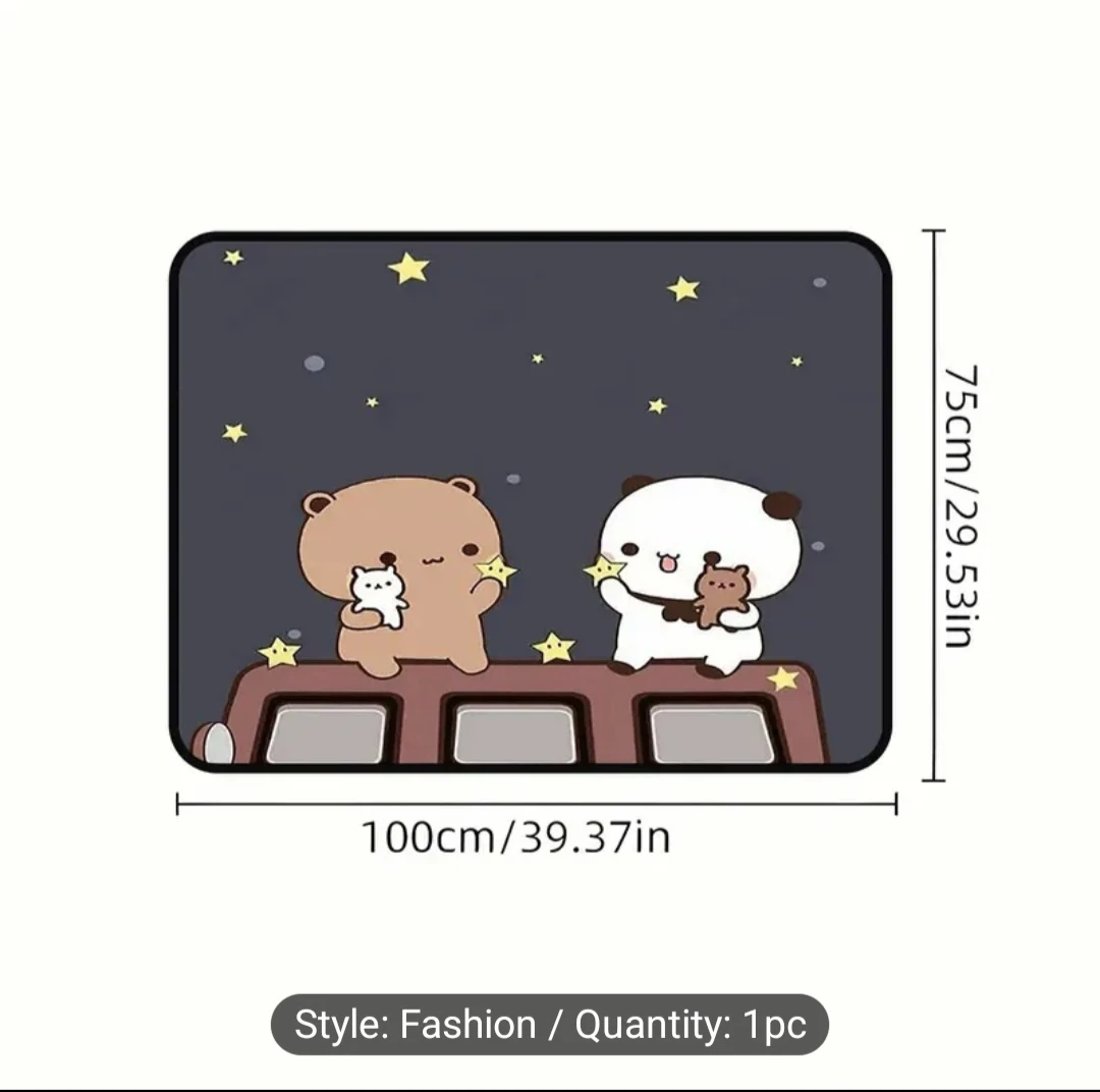 Car Trunk Mat with Cute Bear Design - photo 5