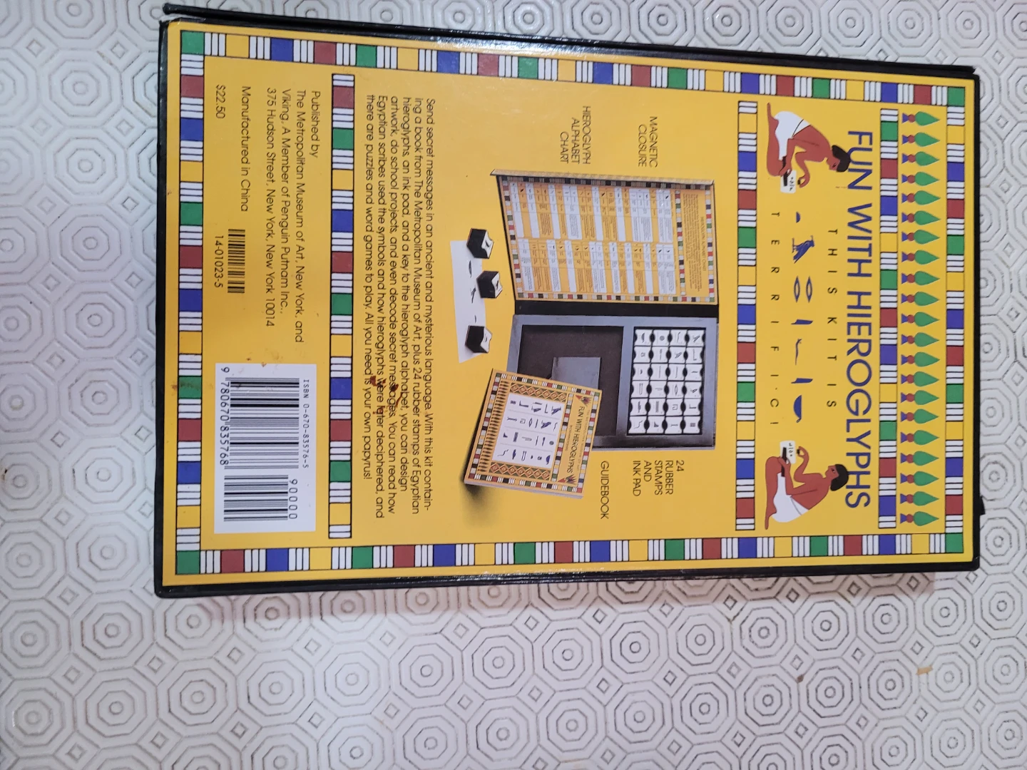 The Metropolitan Museum of Art Fun with Hieroglyphs Kit - photo 2