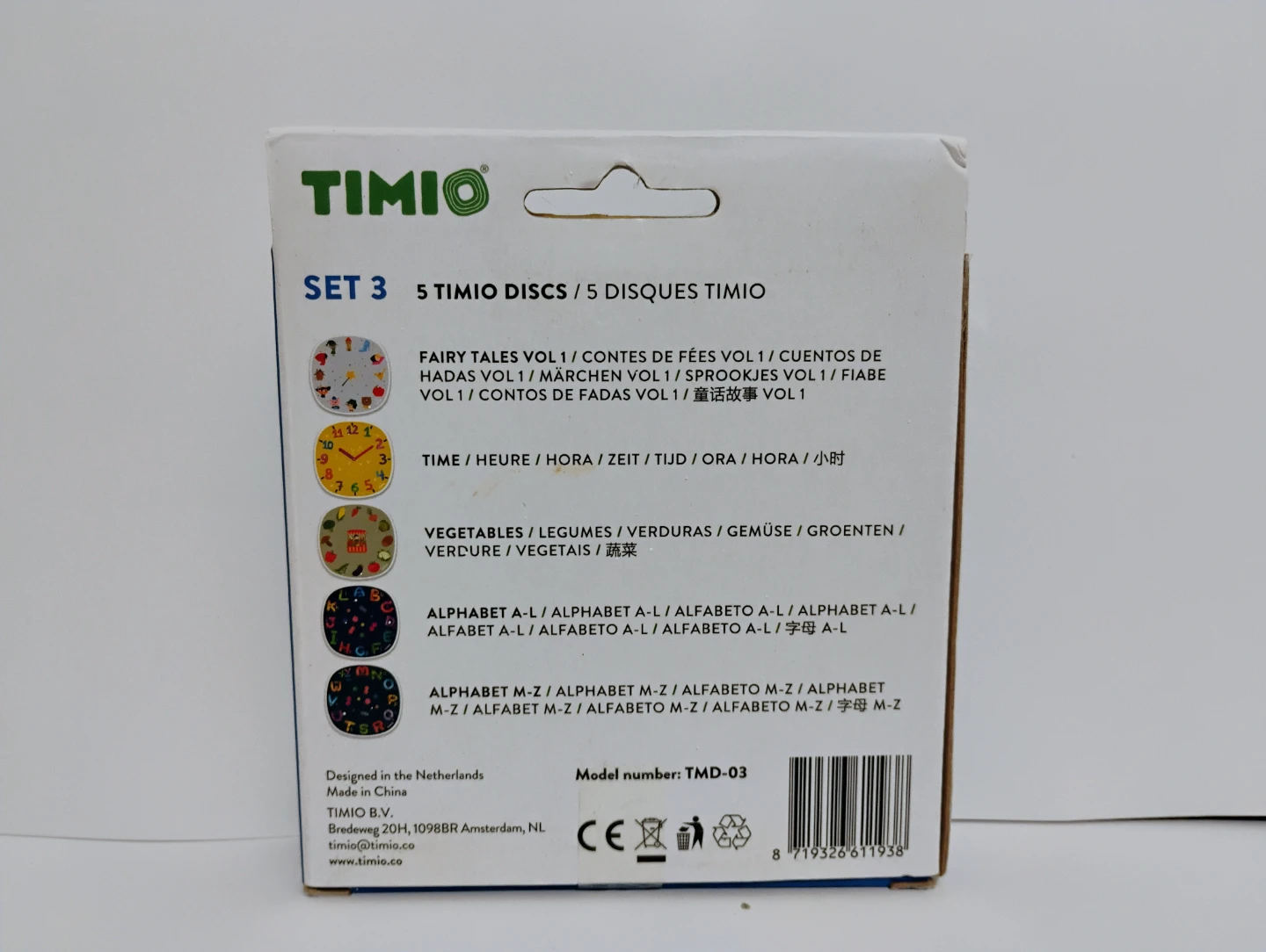 TIMIO Set 3 - 5 Discs - photo 4