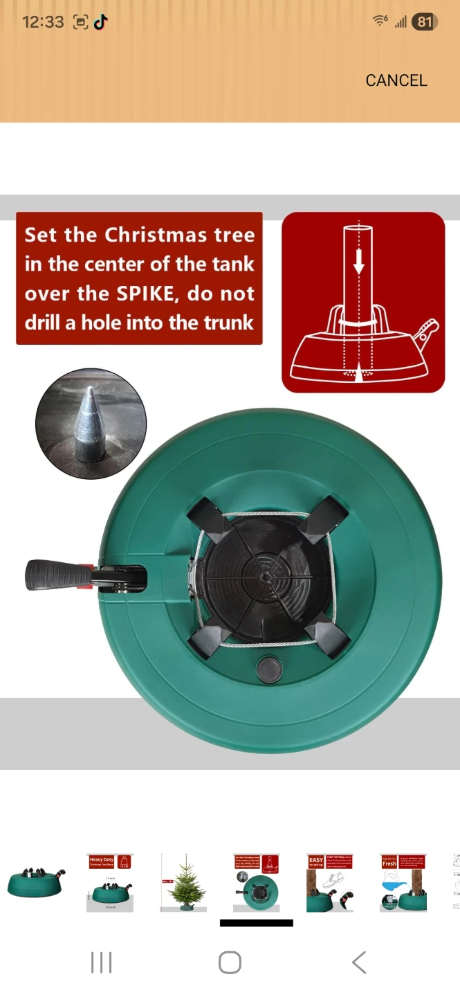 Heavy Duty Christmas Tree Stand - photo 3