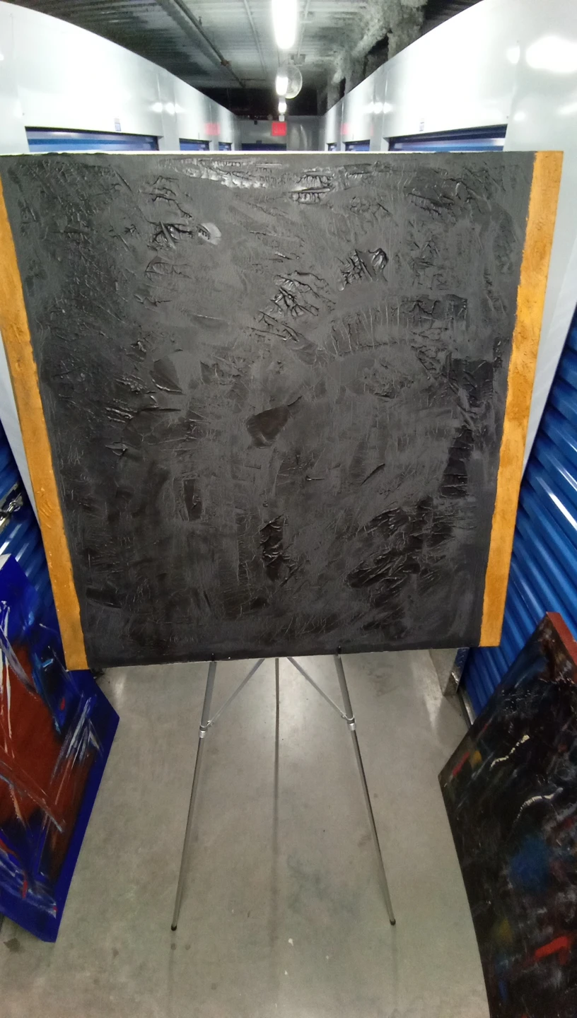 Large Abstract Textured Wall Art Panel 🥕