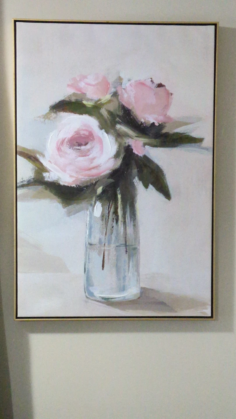 Framed Floral Canvas Art - photo 2
