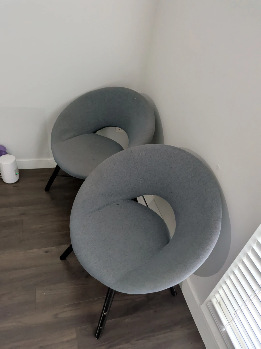 Grey Accent Chairs - Set of 2