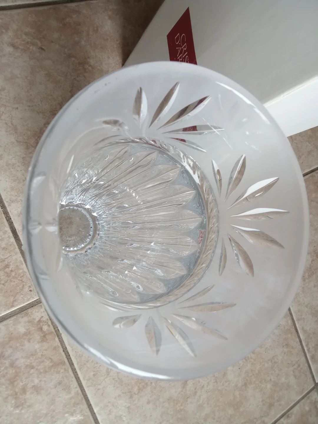 NEW Crystal d'Arques vase - photo 4