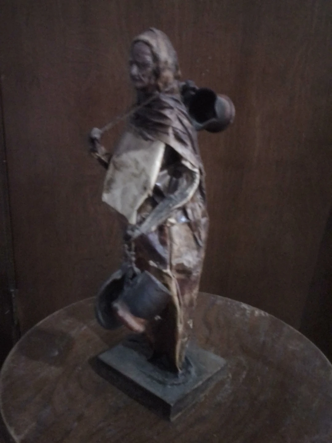 Vintage Paper Mache Figurine - Woman with Pots - photo 3