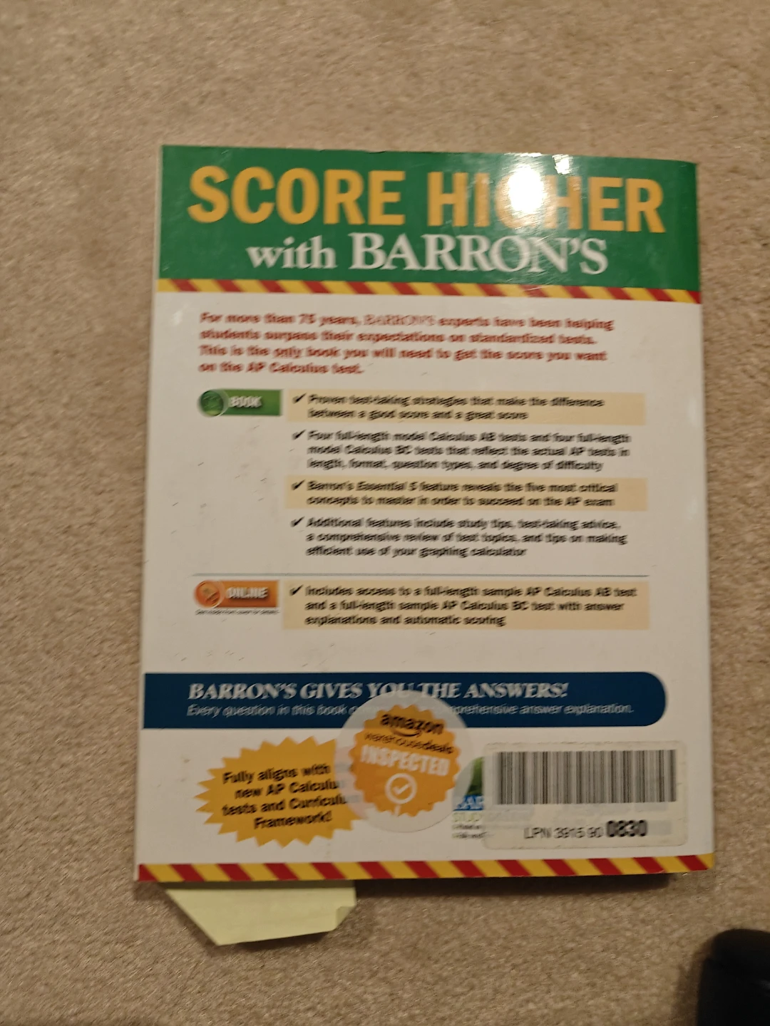 Barron's AP Calculus 14th Edition Study Book - photo 3