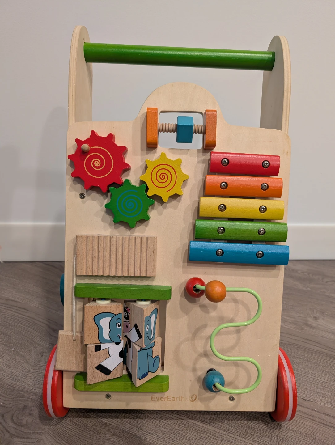 EverEarth Wooden Activity Walker Toy