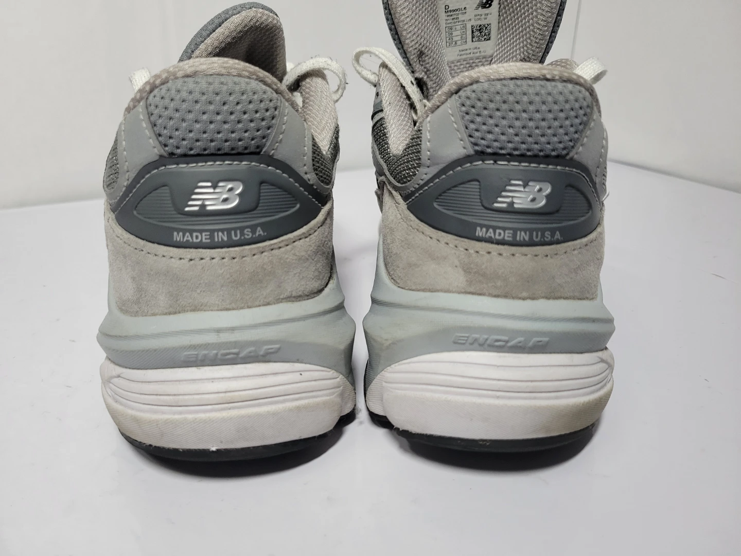 New Balance 990v6 Made in USA Grey Running Shoes, size 9,5 (51) - photo 5