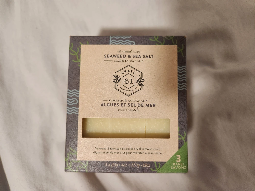 Crate 61 Seaweed & Sea Salt Soap - 3 Bars 🥕