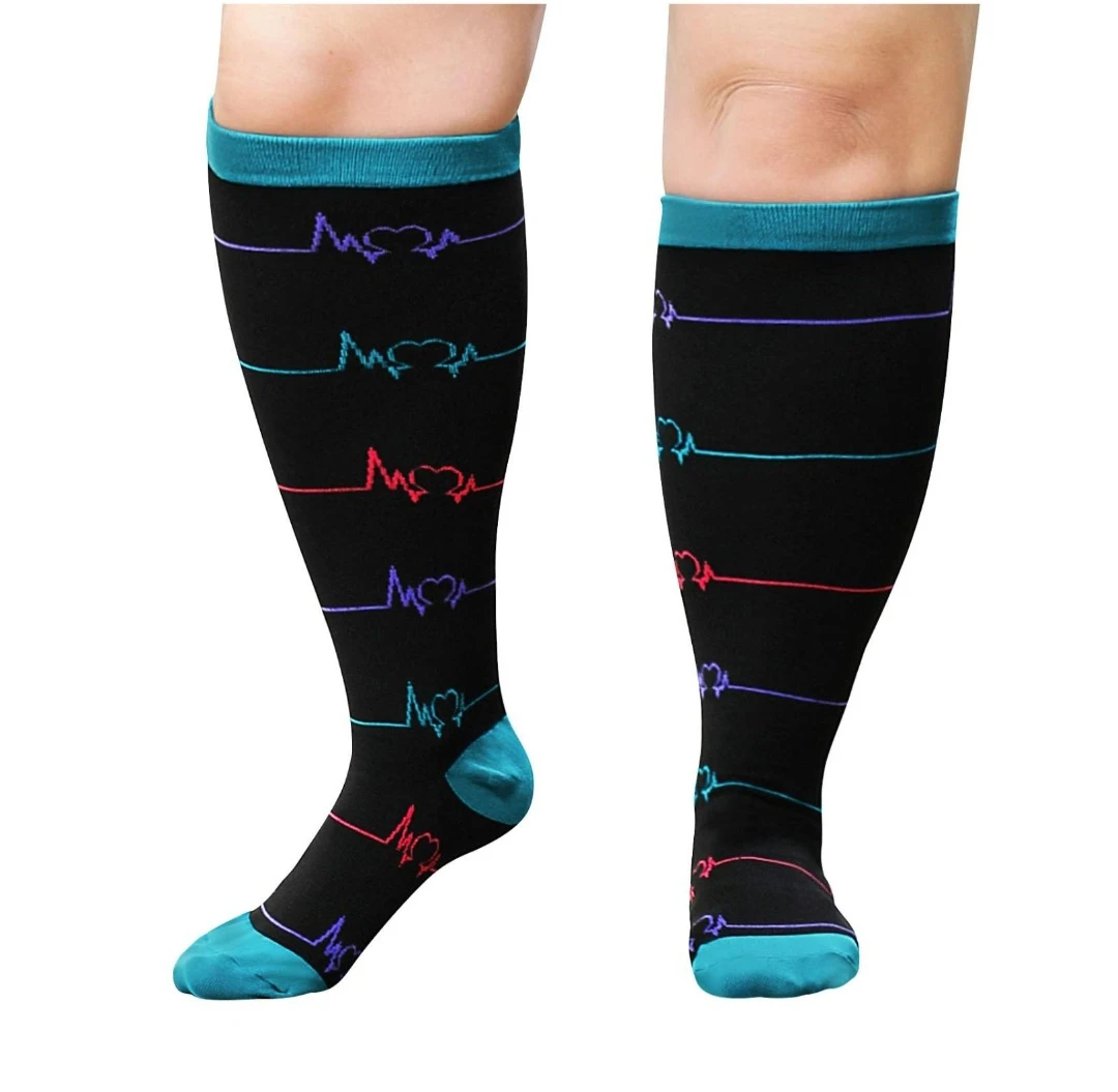 3XL-1pair-Plus Size Compression Sock For Men and - photo 4
