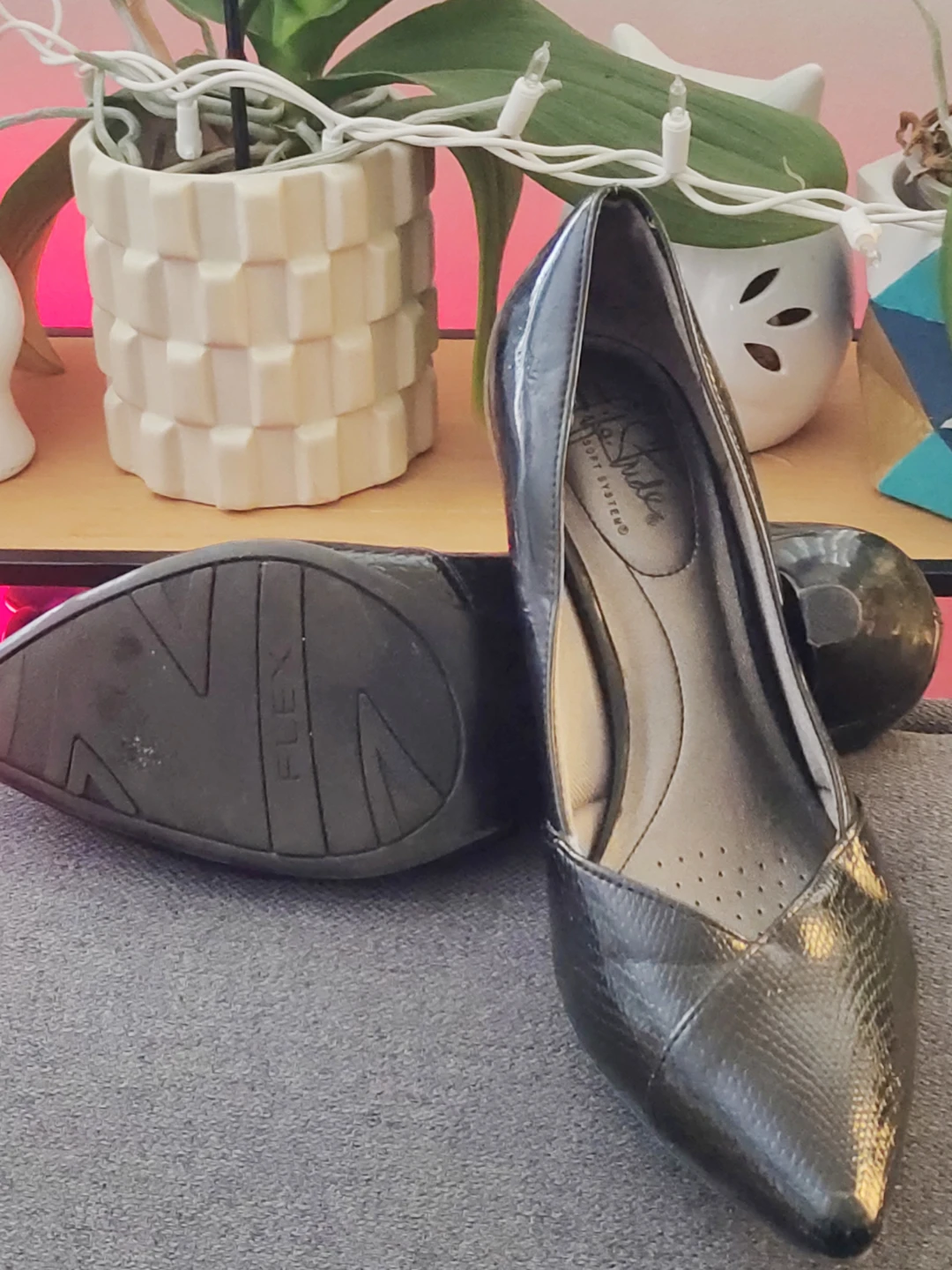 LifeStride Women's Black Pointed Toe Heels Size 7 - photo 3