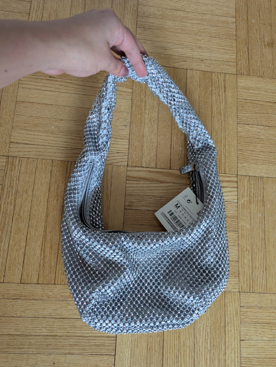 Zara Silver Shoulder Bag - photo 3