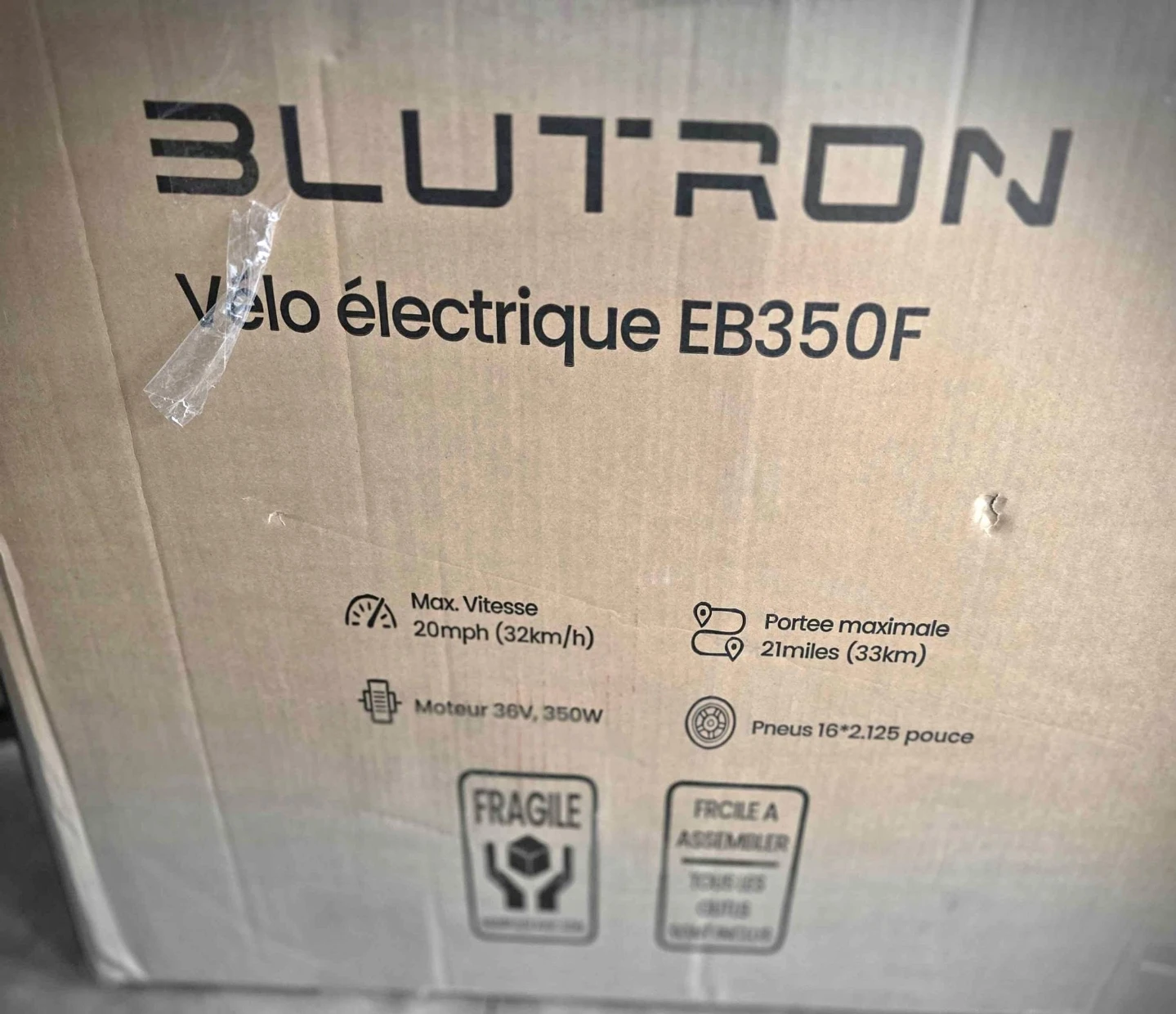 BLUTRON EB350F Electric Bike - photo 4