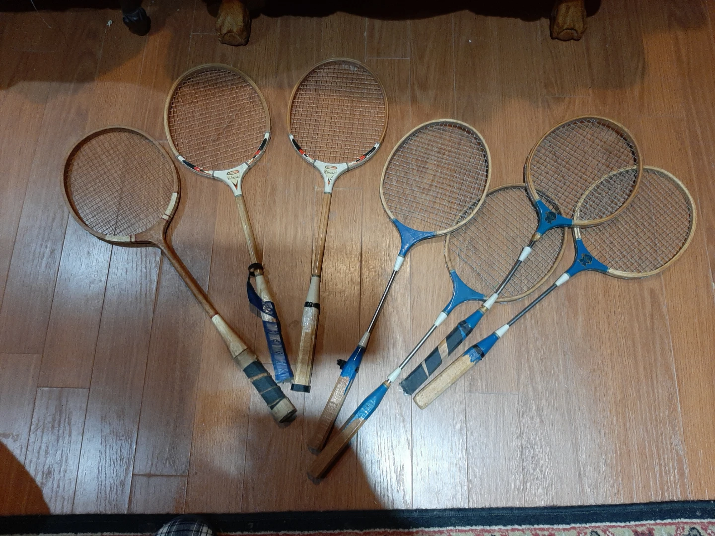 Set of 7 Vintage Badminton Rackets - photo 3