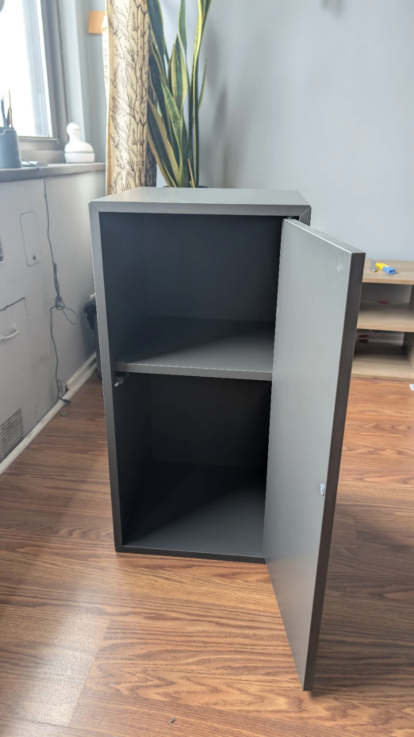 IKEA Grey Cabinet with Door - photo 3
