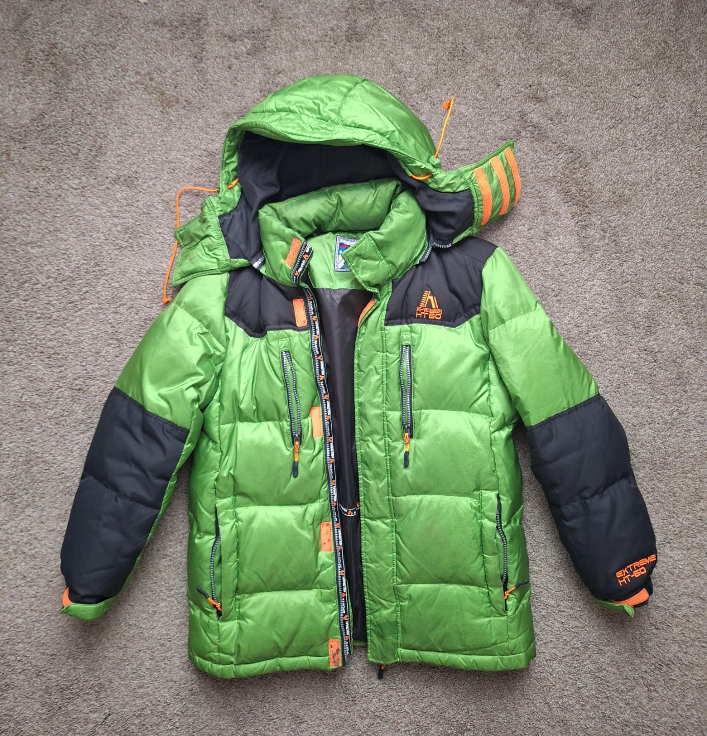 Extreme HT60 Boys Green Hooded Winter Jacket