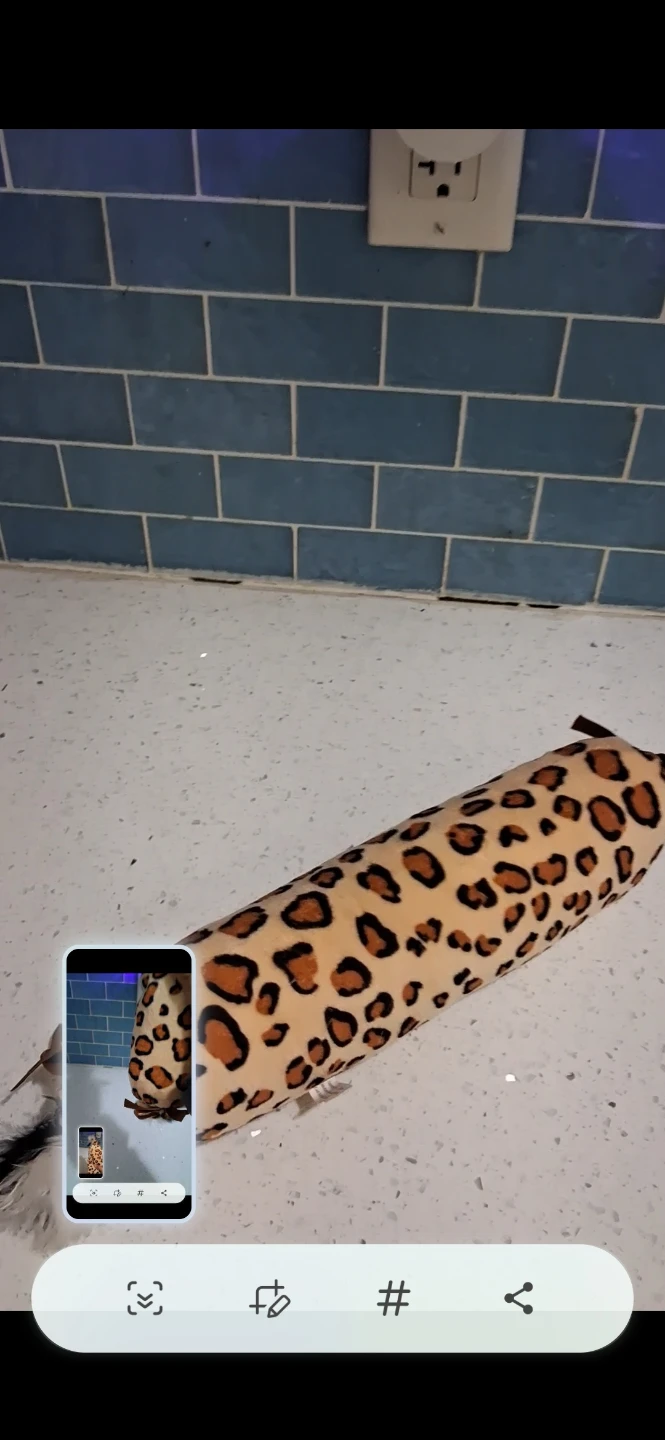 Leopard Print Plush Cat Toy