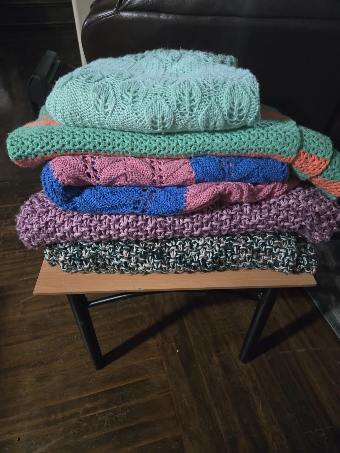 Hand-knitted Blanket Bundle - photo 4