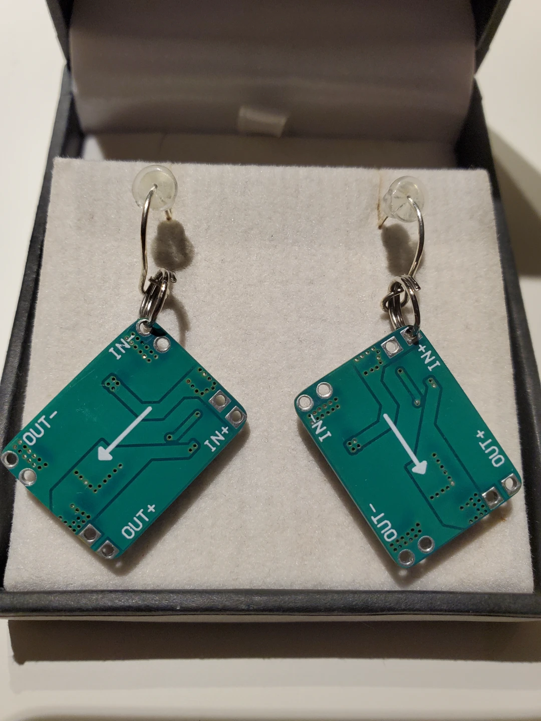 Circuit Board Earrings Handmade NEW - photo 2