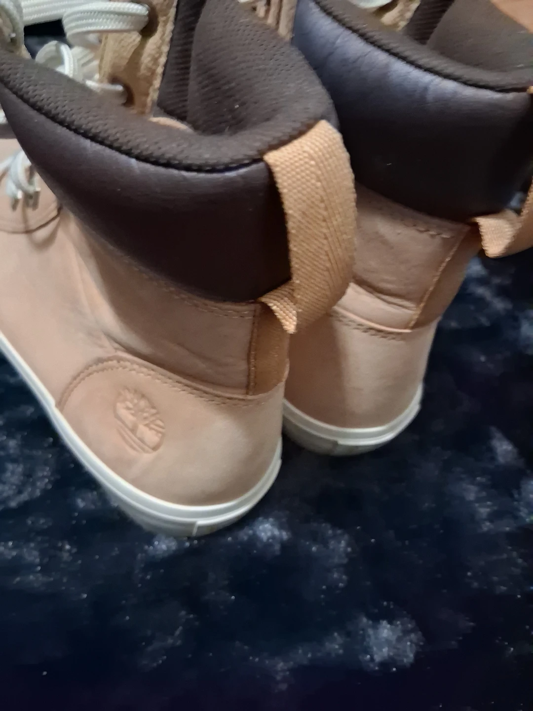Timberland Women's Brown Leather High Top Sneakers - photo 4